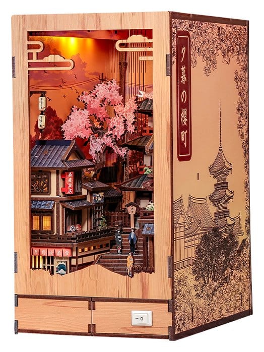 Maqueta Book Nook Twilight Sakura Path 23 x 12 cm