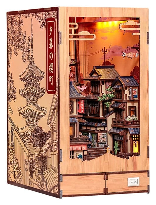 Maqueta Book Nook Twilight Sakura Path 23 x 12 cm