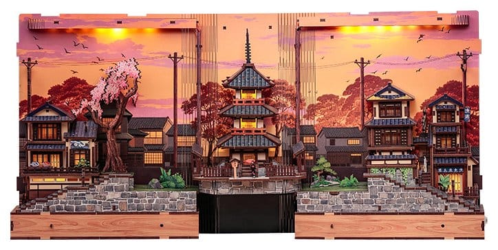 Maqueta Book Nook Twilight Sakura Path 23 x 12 cm