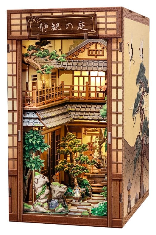Maqueta Book Nook Serene Courtyard 22 x 12 cm Frikytopia