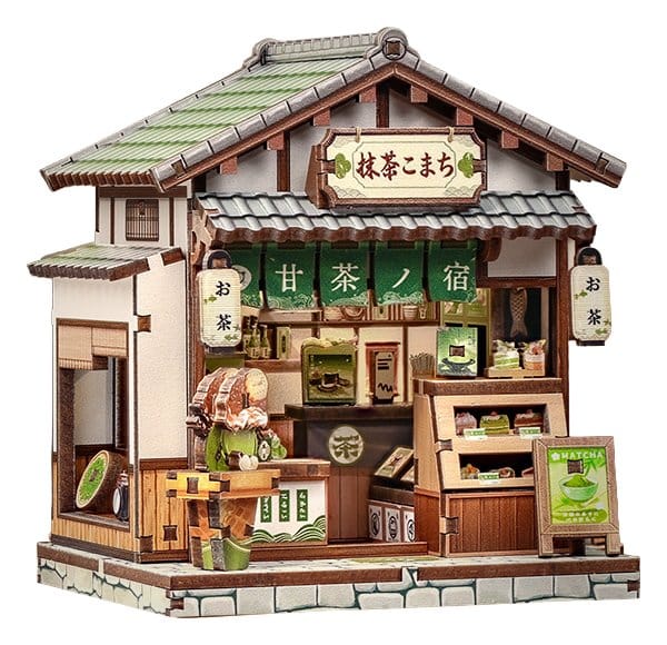 Maqueta Model Kit Miniature House Kyoto Matcha Cottage 11 x 9 cm Frikytopia