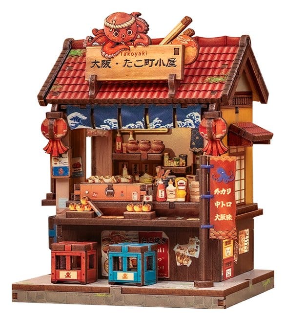 Maqueta Model Kit Miniature House Osaka Takoyaki 12 x 9 cm Frikytopia