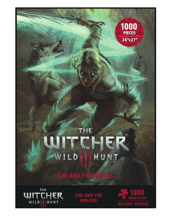 Witcher 3 Wild Hunt Puzzle Ciri and the Wolves Frikytopia