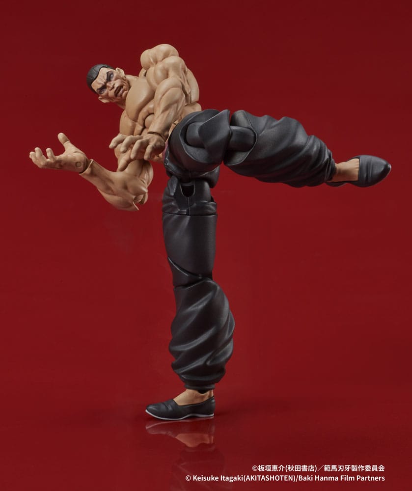 Baki Hanma Digaction Figura Retsu Kaioh 7 cm