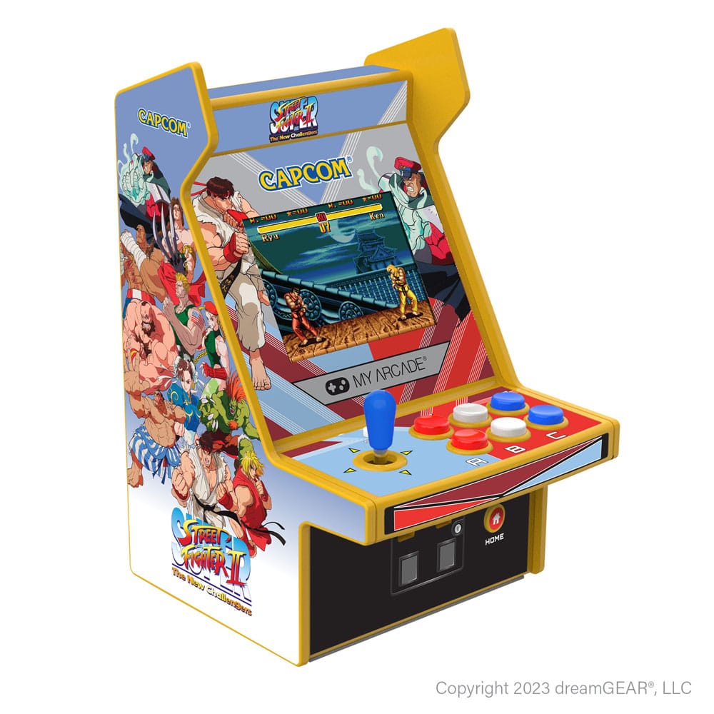 Super Street Fighter II Consola portátil de juegos retro Arcade Micro Player Pro