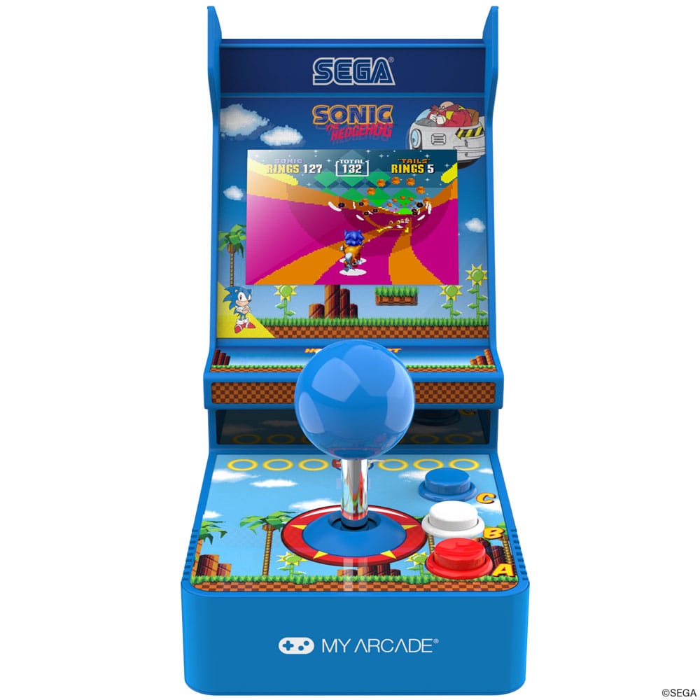 Sonic The Hedgehog Consola portátil de juegos retro Arcade Joystick Player