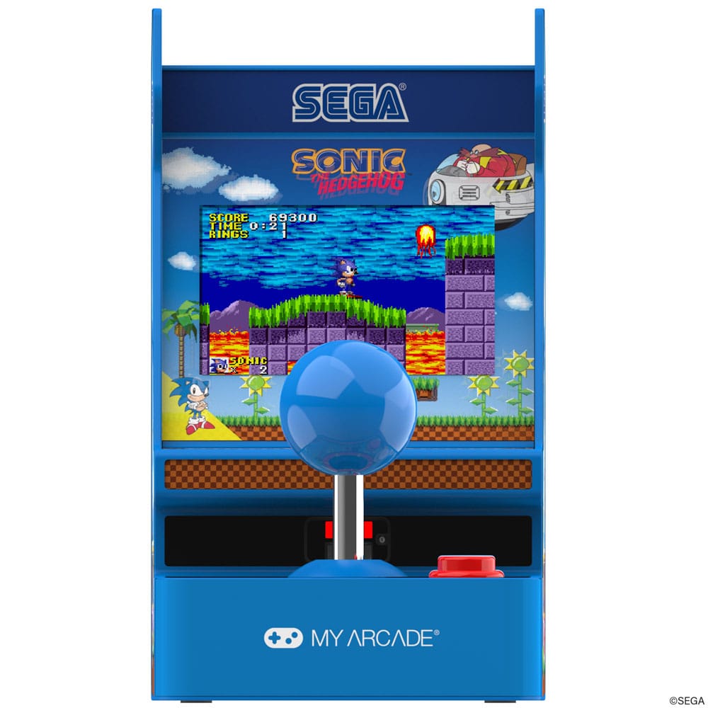 Sonic The Hedgehog Consola portátil de juegos retro Arcade Joystick Player