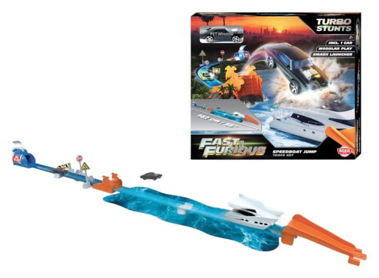 A Todo Gas Escenario de Jueg Speedboat Jump 11 cm Frikytopia