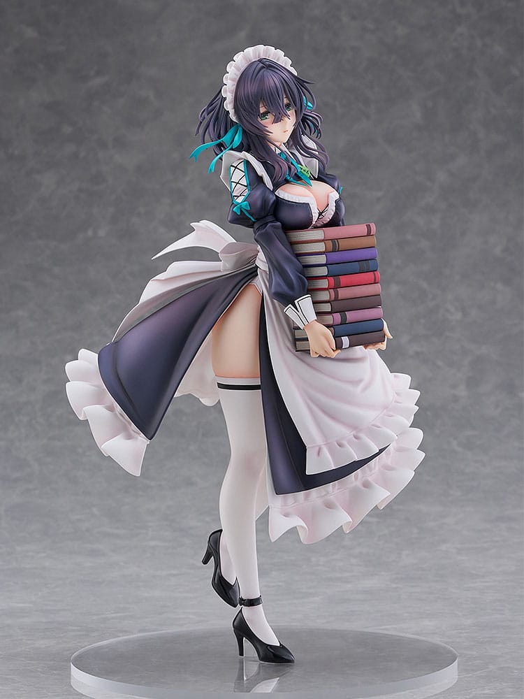 Original Illustration Estatua PVC 1/6 Maid Maison Hanikami Kanojo Hikage Chigami Illustration by Piromizu 28 cm