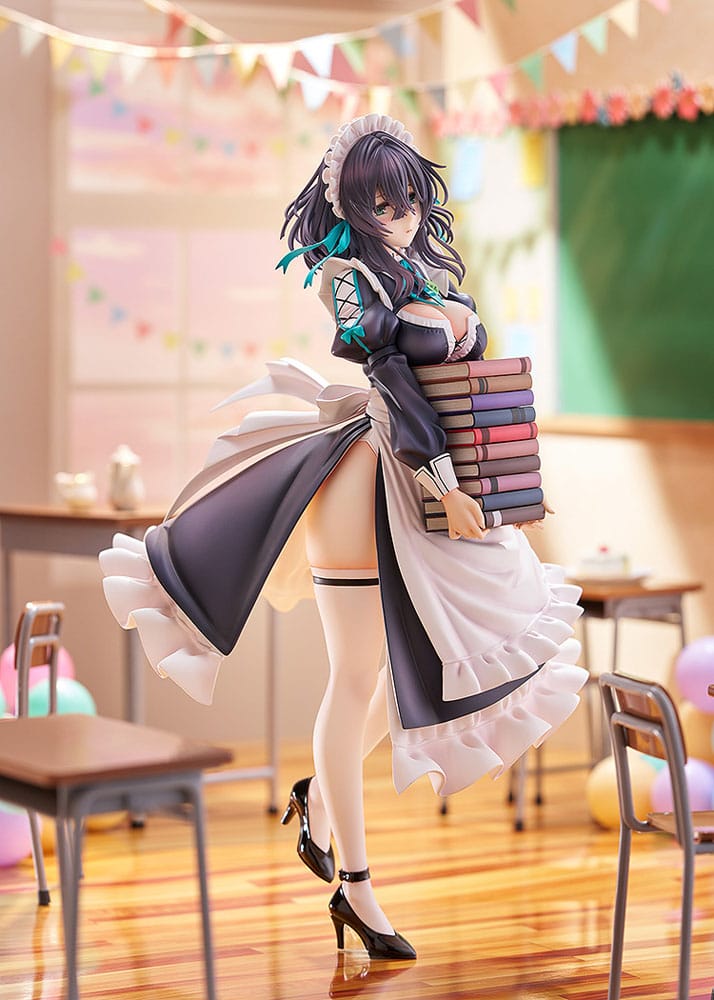 Original Illustration Estatua PVC 1/6 Maid Maison Hanikami Kanojo Hikage Chigami Illustration by Piromizu 28 cm