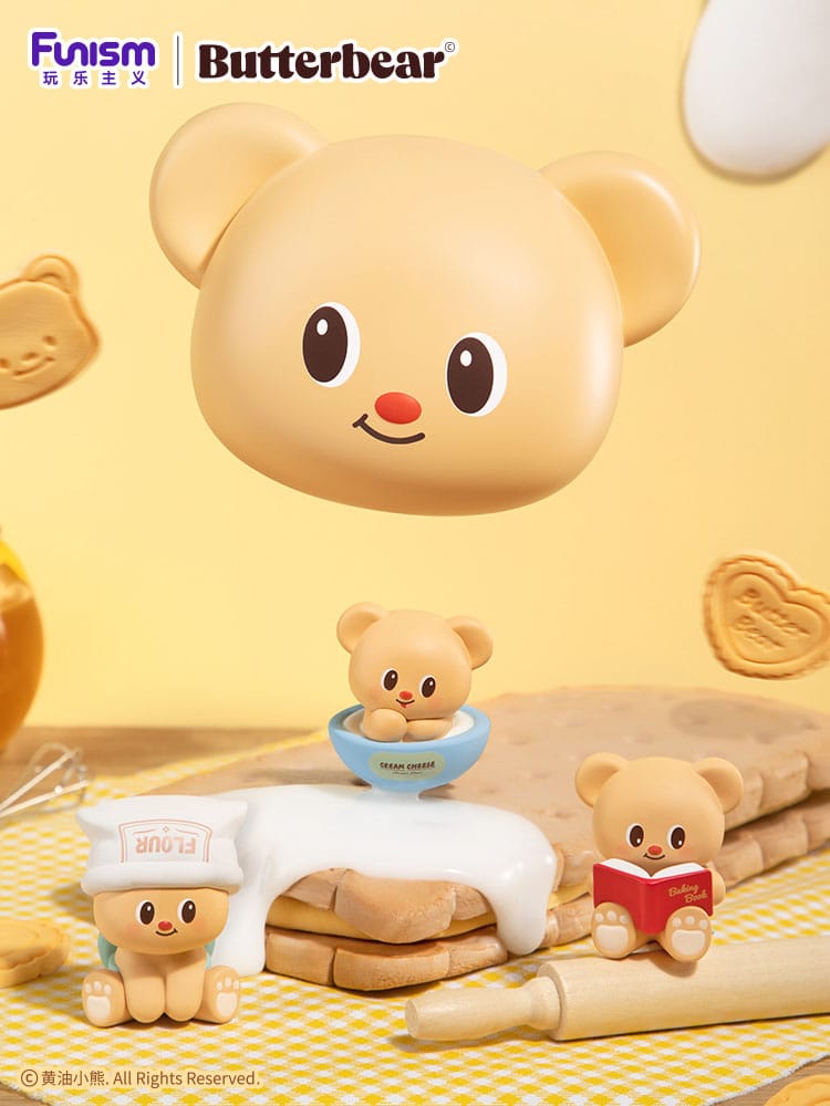 Butterbear pack de 3 Minifiguras Baked with Love Series Chubby Face 9 cm Expositor (6)
