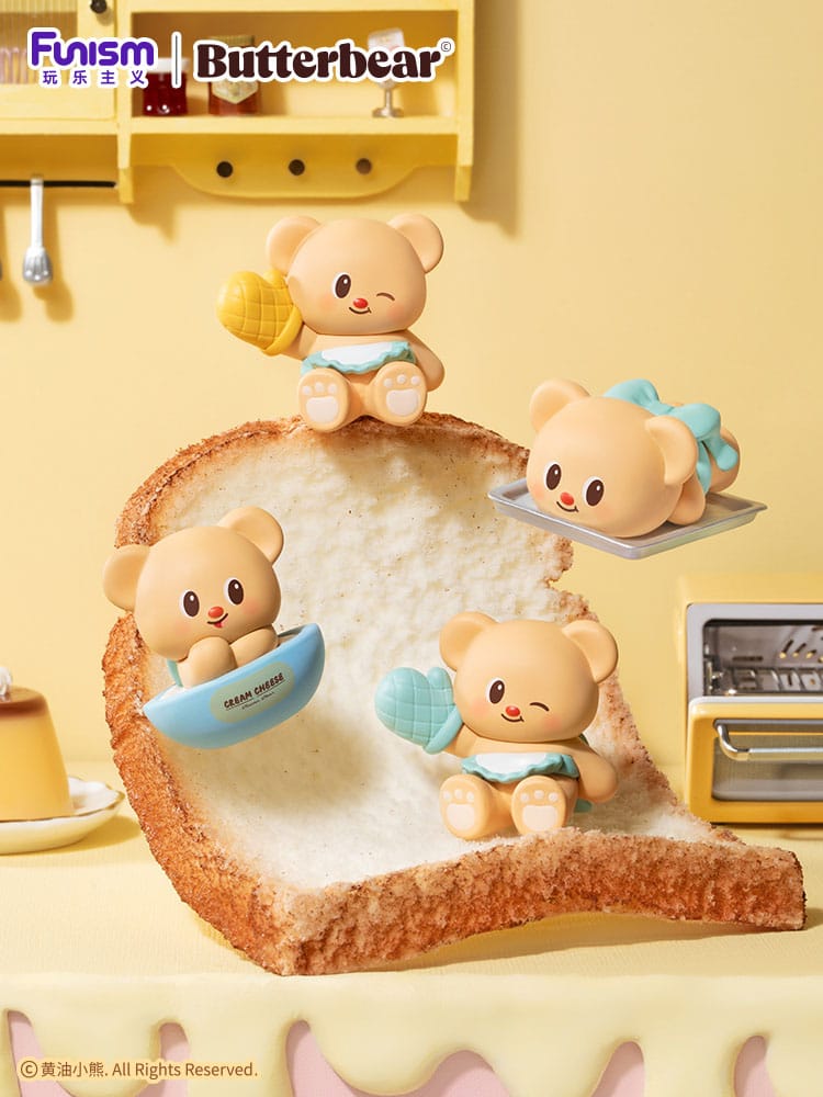 Butterbear pack de 3 Minifiguras Baked with Love Series Chubby Face 9 cm Expositor (6)