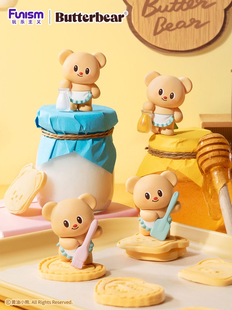 Butterbear pack de 3 Minifiguras Baked with Love Series Chubby Face 9 cm Expositor (6)