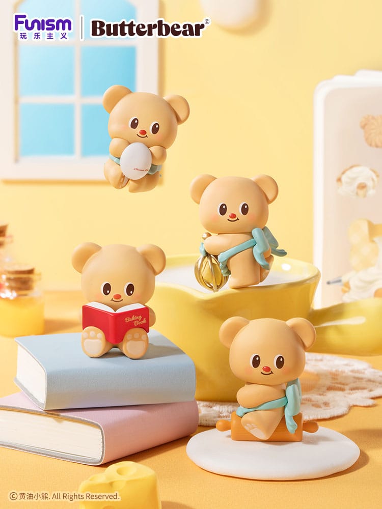 Butterbear pack de 3 Minifiguras Baked with Love Series Chubby Face 9 cm Expositor (6)