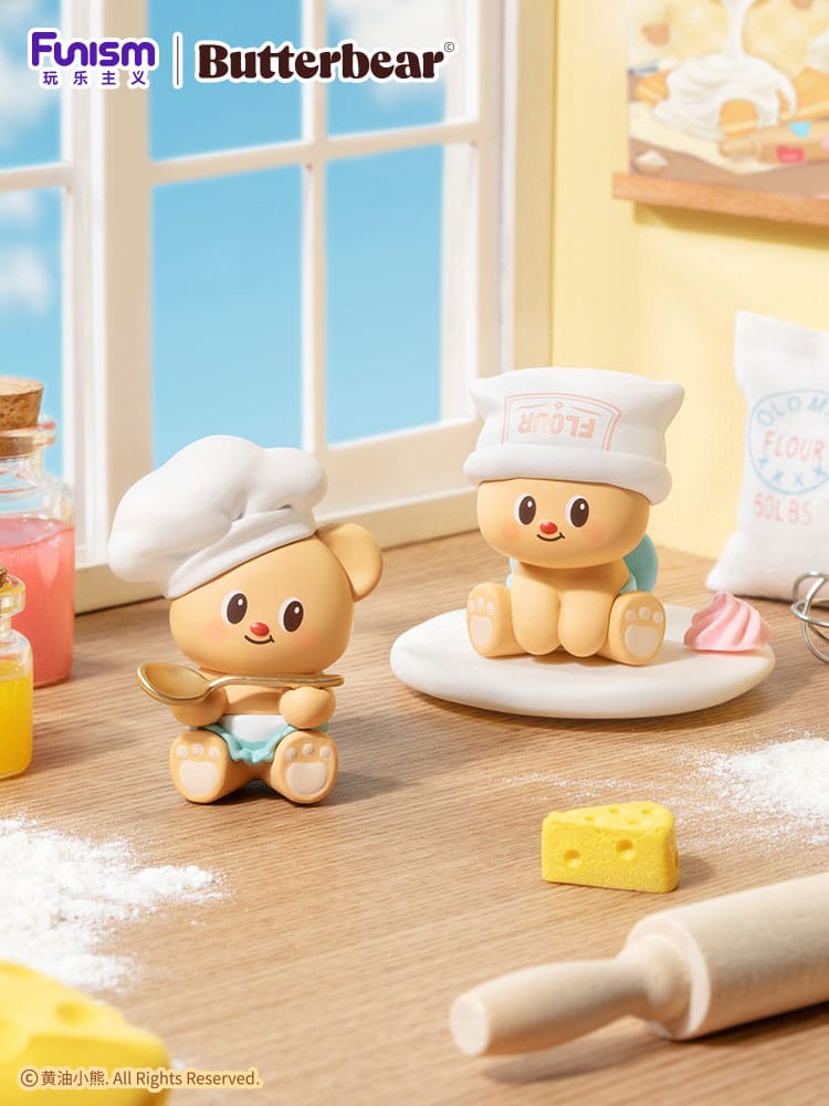 Butterbear pack de 3 Minifiguras Baked with Love Series Chubby Face 9 cm Expositor (6)