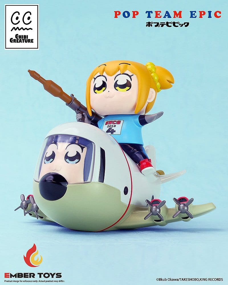 Pop Team Epic Pack de 2 Figuras Vinyl Chibi Creature POPUKO & PIPIMI: Skeleton Competition Ver.