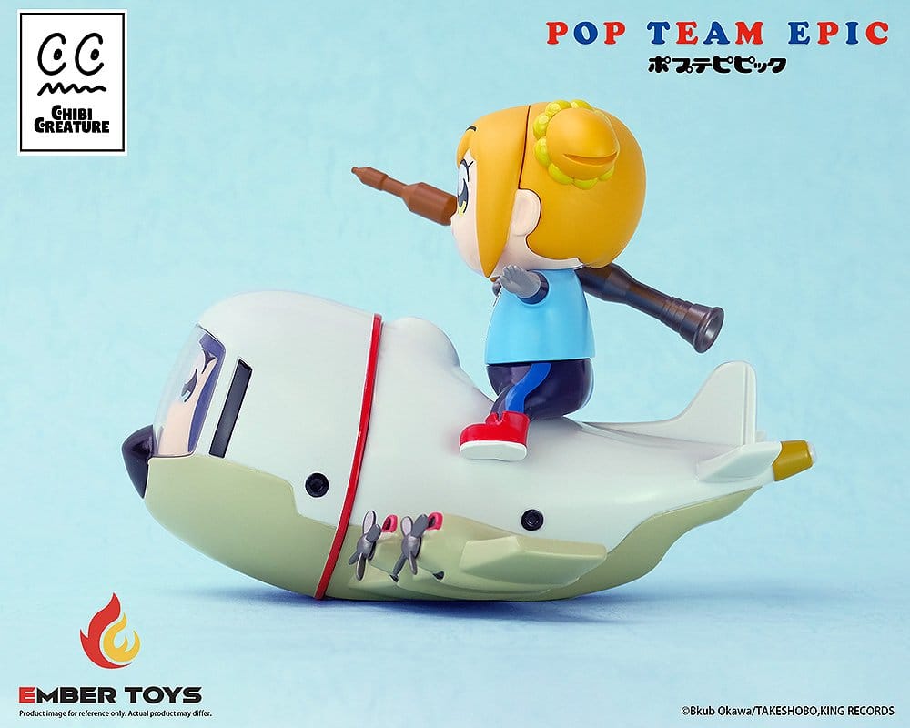 Pop Team Epic Pack de 2 Figuras Vinyl Chibi Creature POPUKO & PIPIMI: Skeleton Competition Ver.