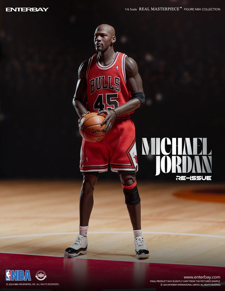 NBA Collection Figura Real Masterpiece 1/6 Michael Jordan I'm Back Edition Limited 30 cm