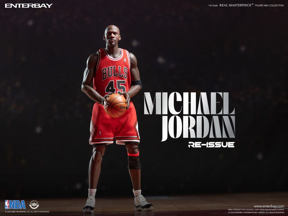 NBA Collection Figura Real Masterpiece 1/6 Michael Jordan I'm Back Edition Limited 30 cm
