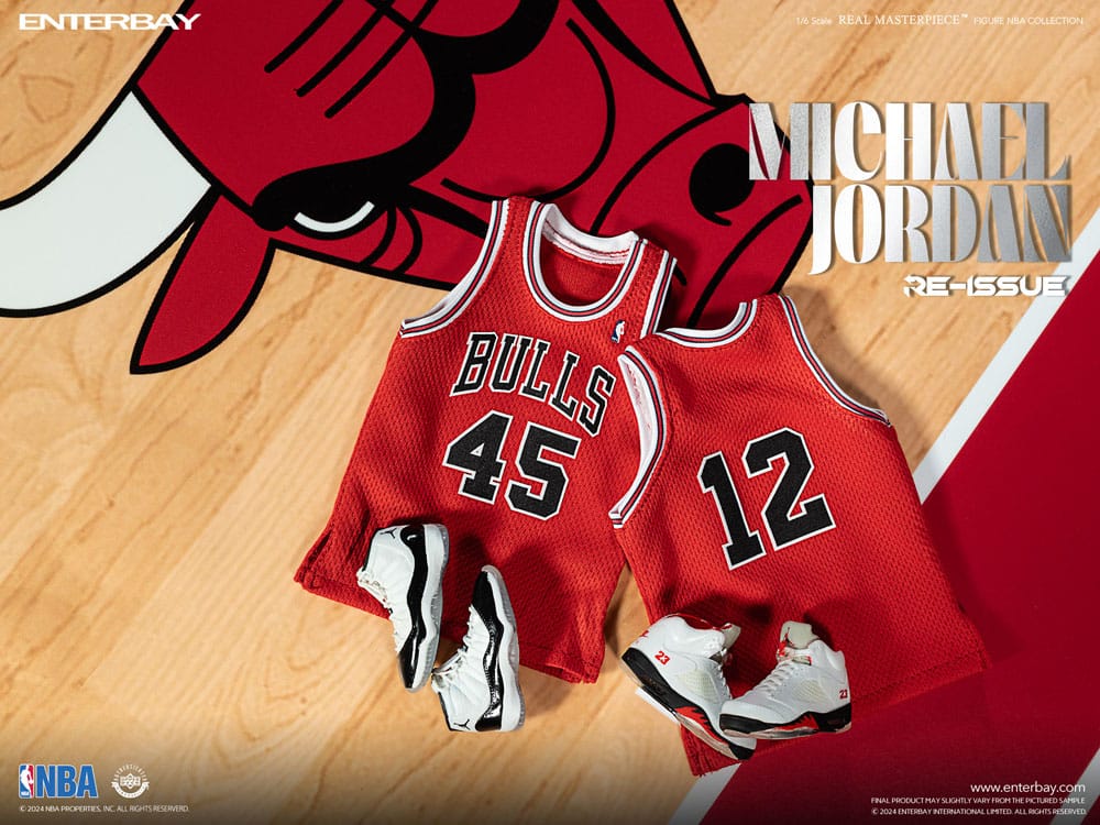 NBA Collection Figura Real Masterpiece 1/6 Michael Jordan I'm Back Edition Limited 30 cm