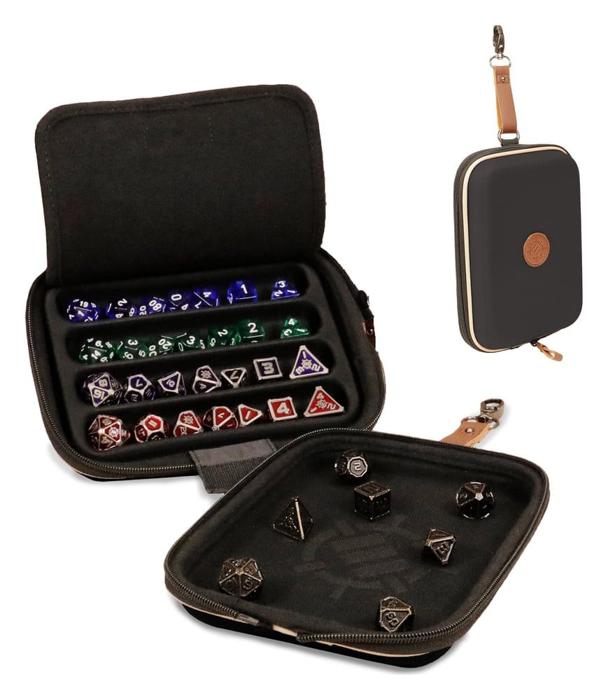Enhance Juego de Mesa Bolsa para dados Designer Edition Negro Frikytopia