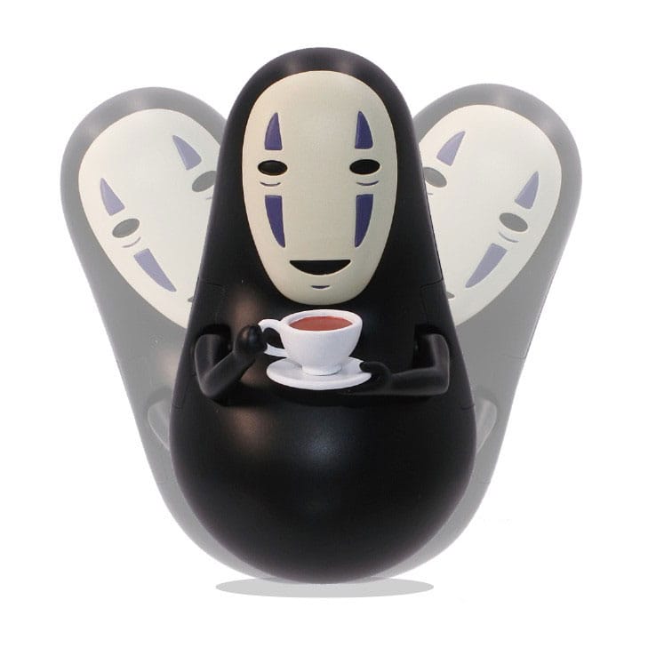 El viaje de Chihiro Figura de fondo redondo No Face's coffe time 6 cm