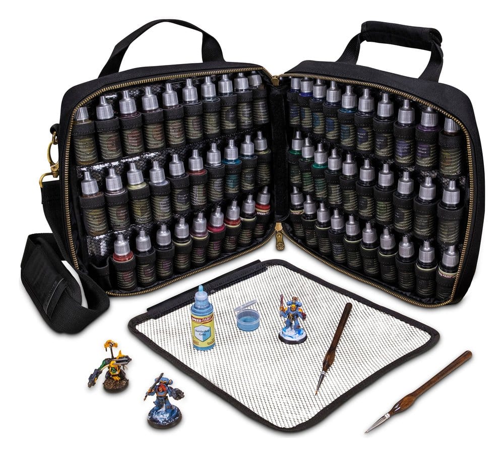 Enhance Maletín para Pintura de Miniaturas Negro Frikytopia