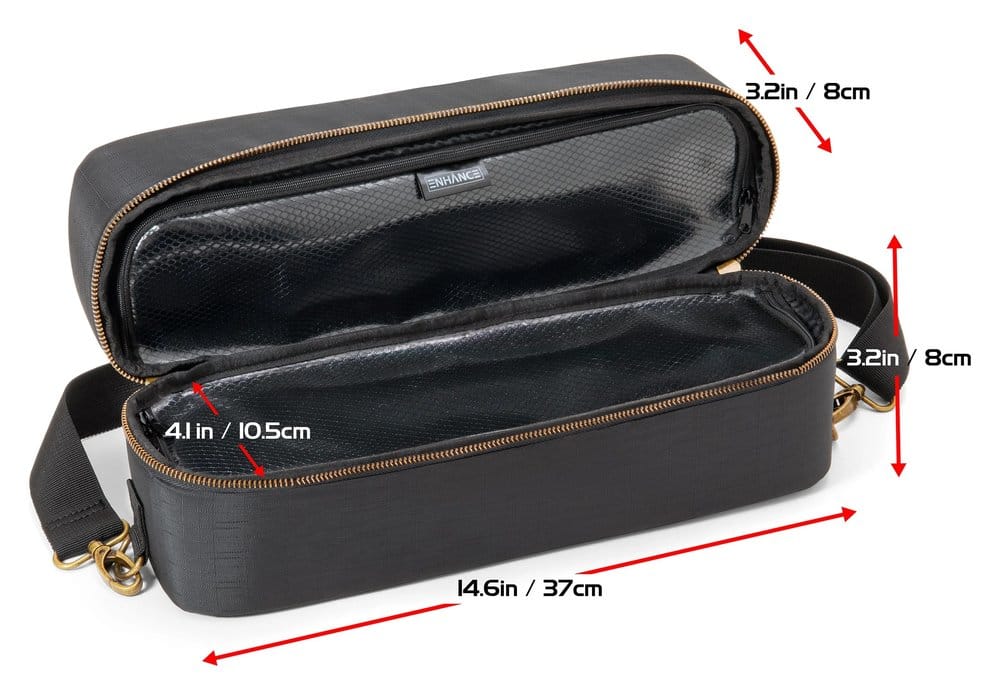 Enhance TCG Series Bolsa para Deckbox y Playmat Negro