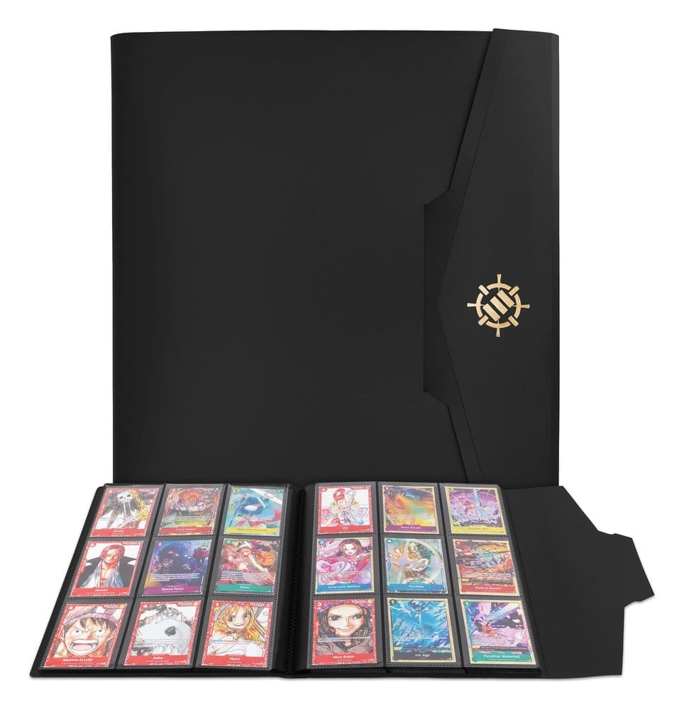 Enhance Binder Archivador de Cartas de 9 Bolsillos Negro 30 x 25 x 3 cm Frikytopia
