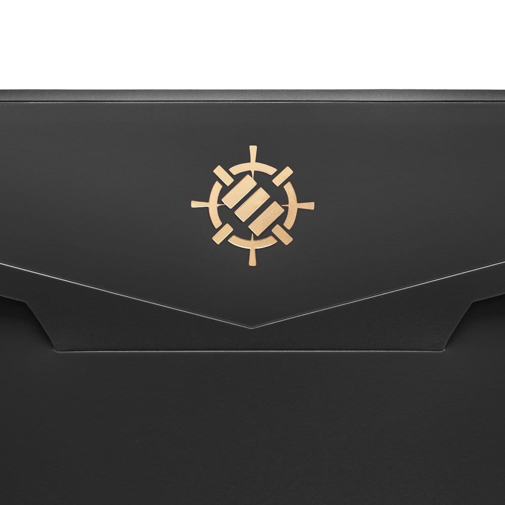 Enhance Binder Archivador de Cartas de 9 Bolsillos Negro 30 x 25 x 3 cm