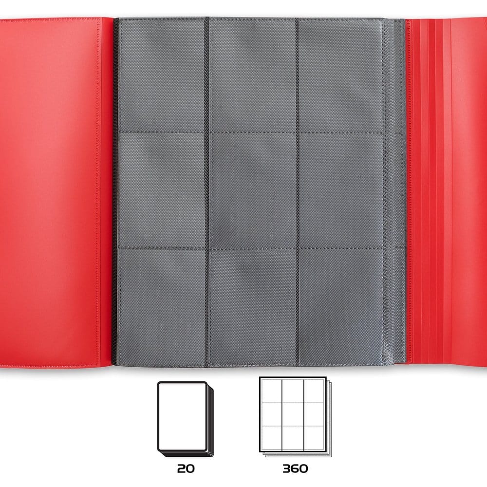 Enhance Binder Álbum de Cartas Rojo 30 x 25 x 3 cm