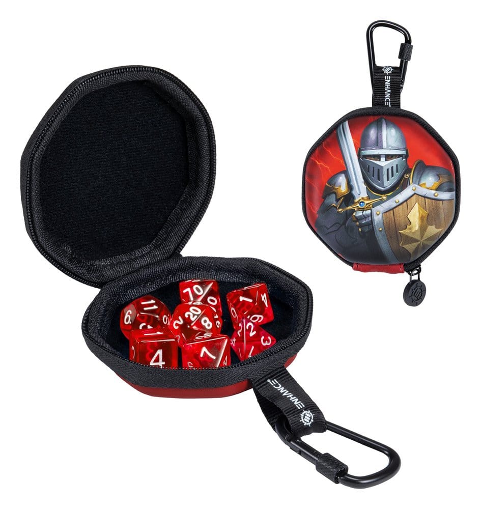 Enhance Tabletop Set de Dados Knight Rojo Frikytopia