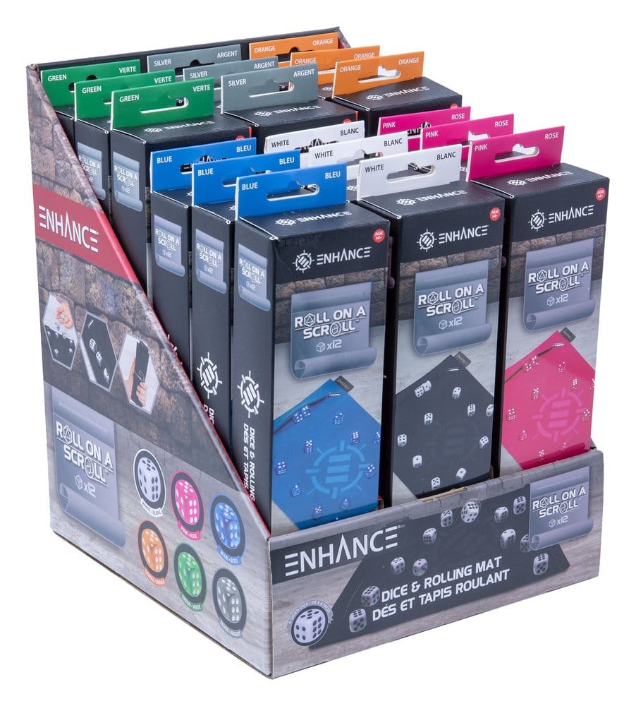 Enhance Accesorios de mesa Roll on a Scroll Multicolor Display (18)