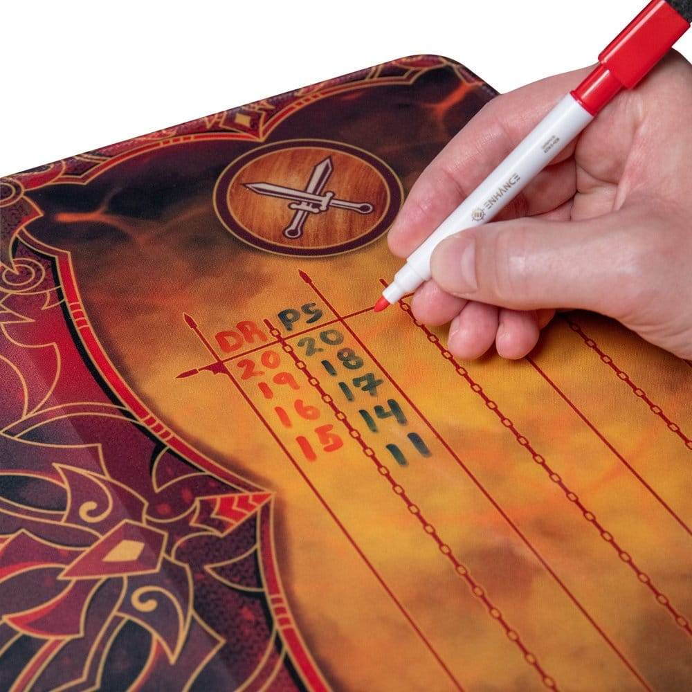 Enhance Tabletop Tapete de Juego Deluxe Edition con Duel Tracker 81 x 36 cm