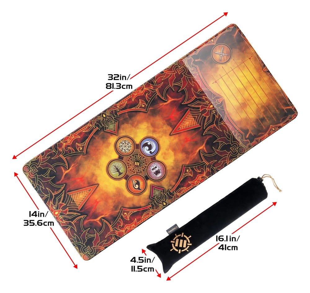 Enhance Tabletop Tapete de Juego Deluxe Edition con Duel Tracker 81 x 36 cm