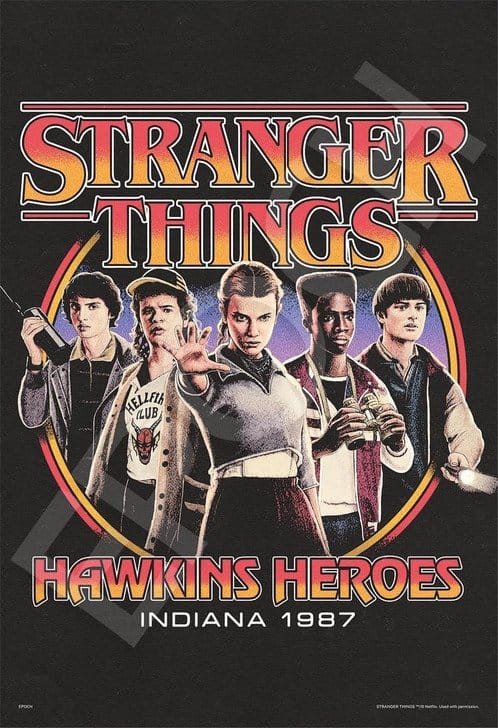 Stranger Things Rompecabezas de 1000 piezas Hawkins Heroes Frikytopia