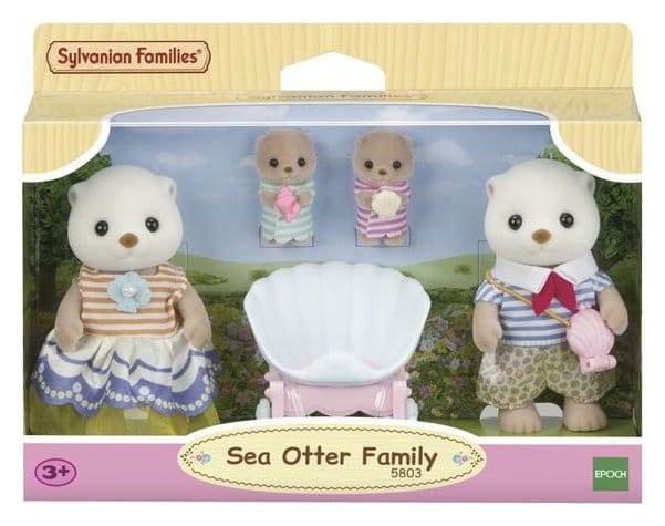 Sylvanian Families: Familia de Nutrias Marinas Conjunto Frikytopia