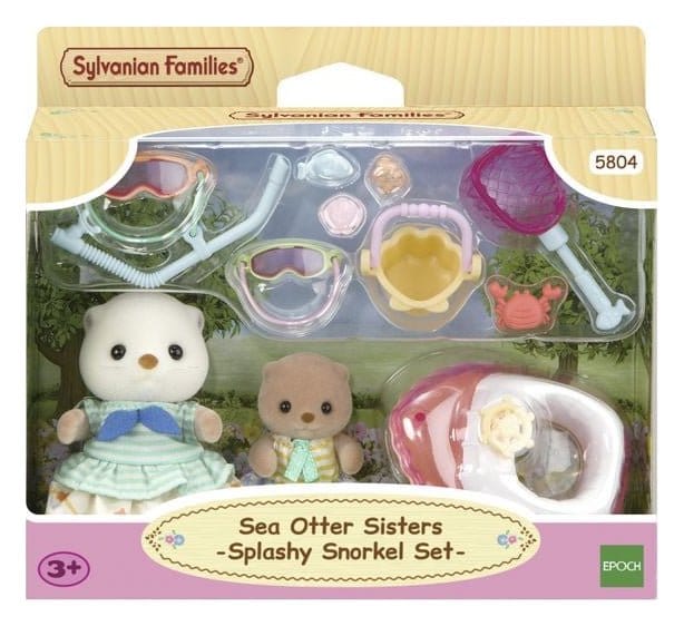 Sylvanian Families Nutria Marina Set de Juego Snorkel Frikytopia