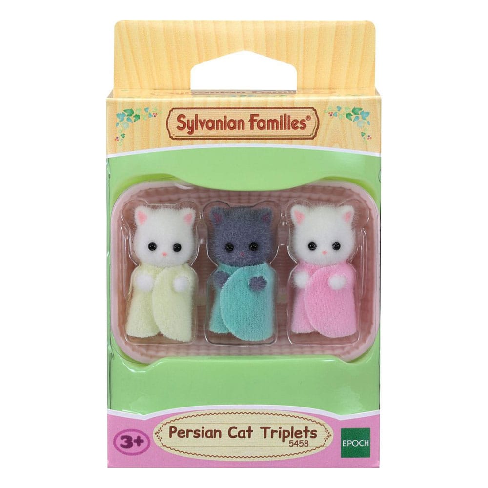 Sylvanian Families: Trillizos Gato Persa Figura 2 cm Frikytopia