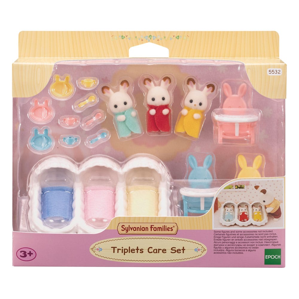 Sylvanian Families: Equipamiento inicial para trillizos Frikytopia
