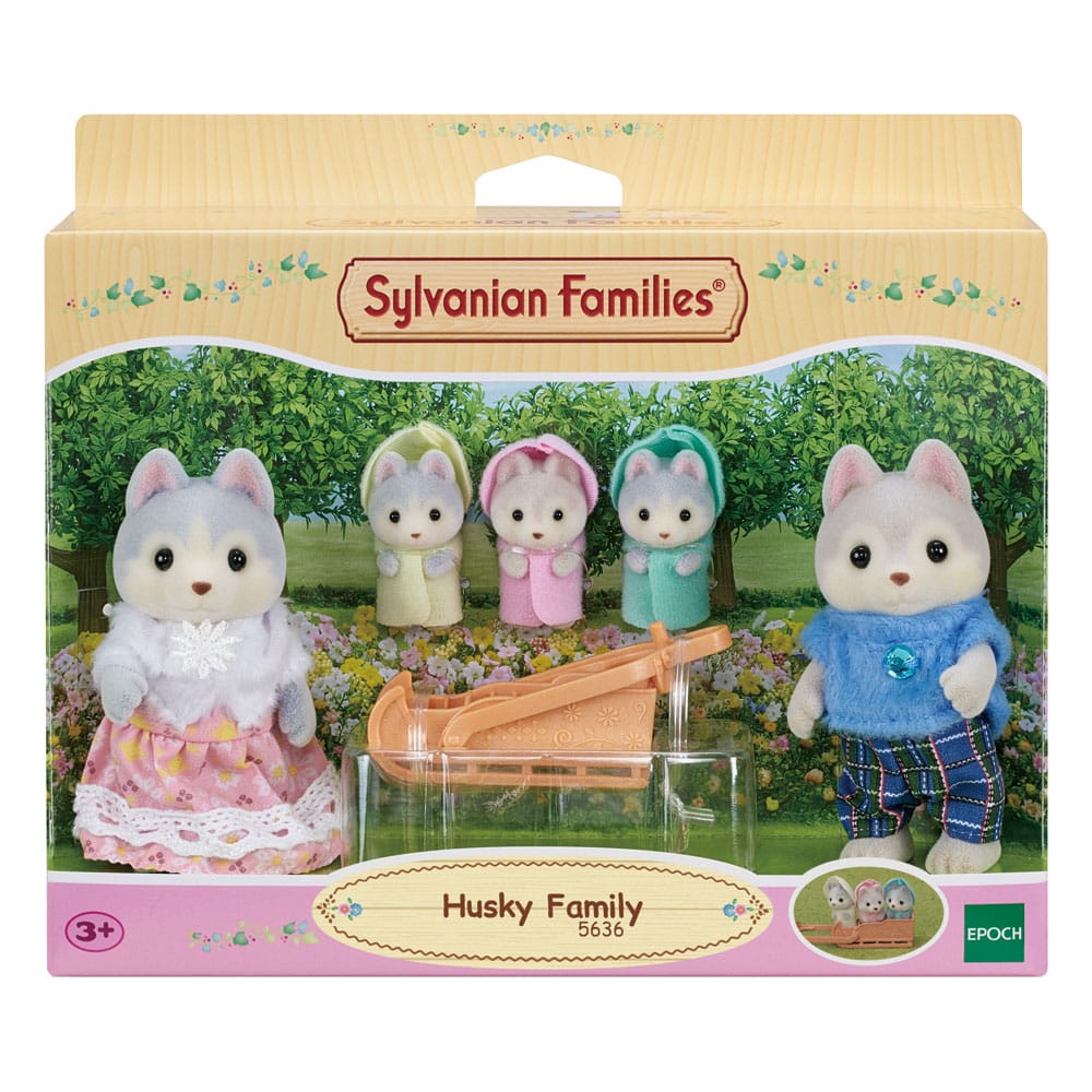 Sylvanian Families: Familia Husky Figura 8 cm Frikytopia