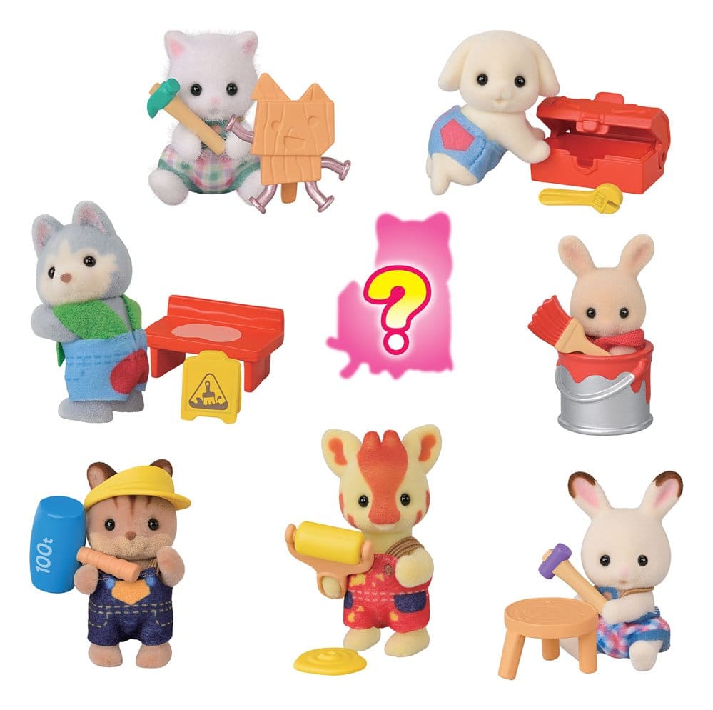 Sylvanian Families: Obra Amigos del bebé Bolsa Sorpresa Figura 5 cm Display (16) Frikytopia