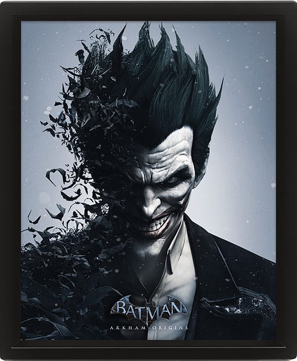 BATMAN ARKHAM LENTICULAR 3D Póster