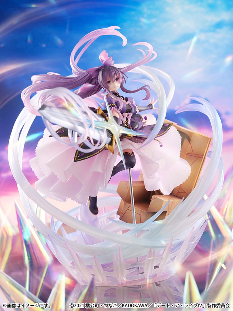 Date A Live IV Estatua PVC SHIBUYA SCRAMBLE FIGURE 1/6 Tohka Yatogami Princess Amethyst Dress Ver. 32 cm