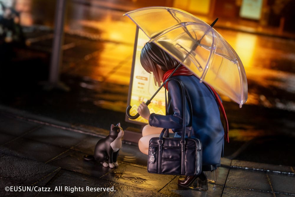 Original Character Estatua 1/7 Rainy Day - Meeting Illustrated by Catzz 16 cm