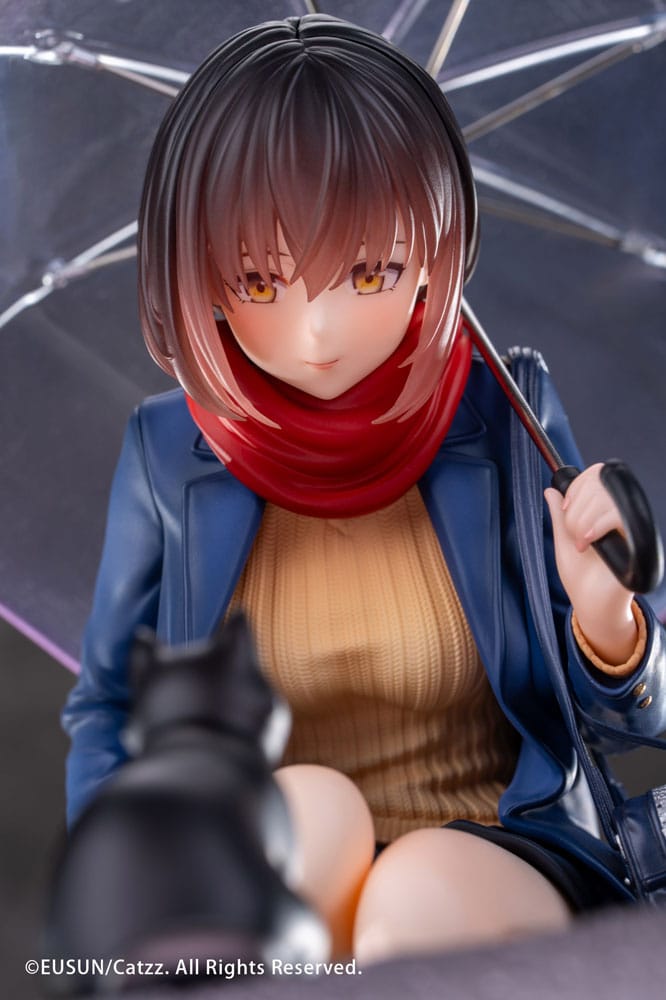 Original Character Estatua 1/7 Rainy Day - Meeting Illustrated by Catzz 16 cm