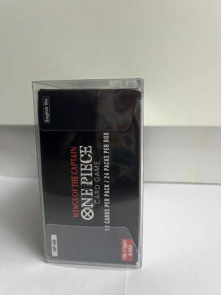 Evoretro Caja de PET Pack de 5 Protector para One Piece Booster Box (Inglés, OPP 4-6) 12 x 6 x 15 cm