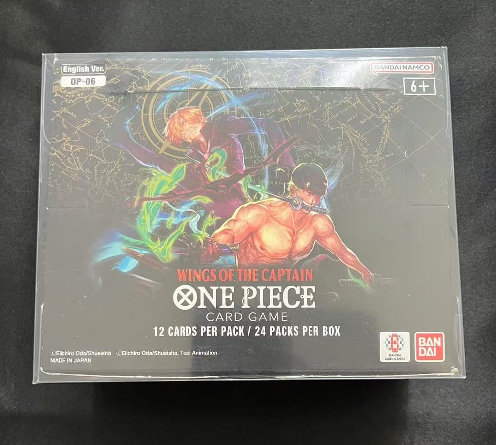Evoretro Caja de PET Pack de 5 Protector para One Piece Booster Box (Inglés, OPP 4-6) 12 x 6 x 15 cm