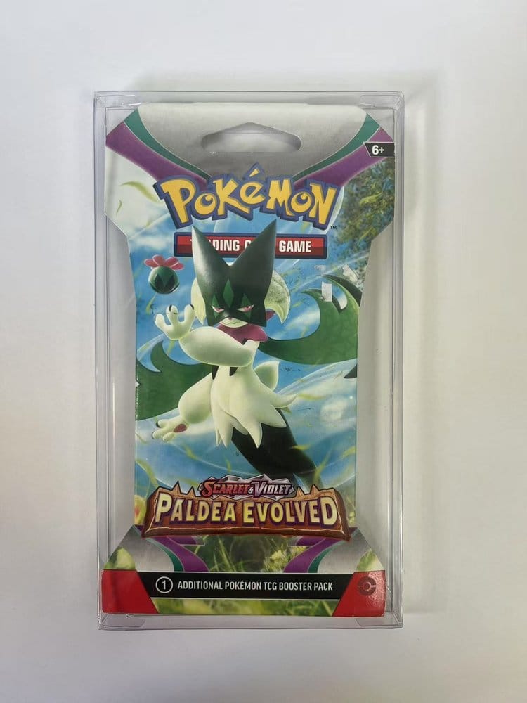 Evoretro Protectores PET para Pokémon TCG Booster Pack 0 mm (Paquete de 10)
