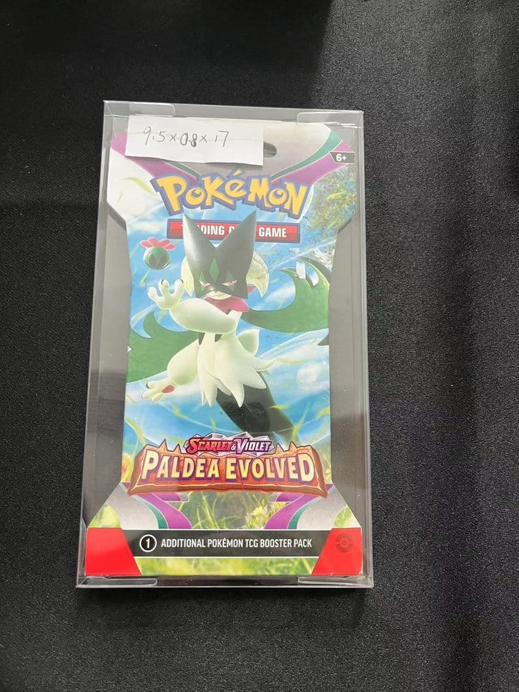 Evoretro Protectores PET para Pokémon TCG Booster Pack 0 mm (Paquete de 10)
